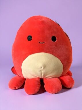 Veronica Octopus Squishmallow 8” Red Plush Cute Sea Life Stuffed Animal NWT